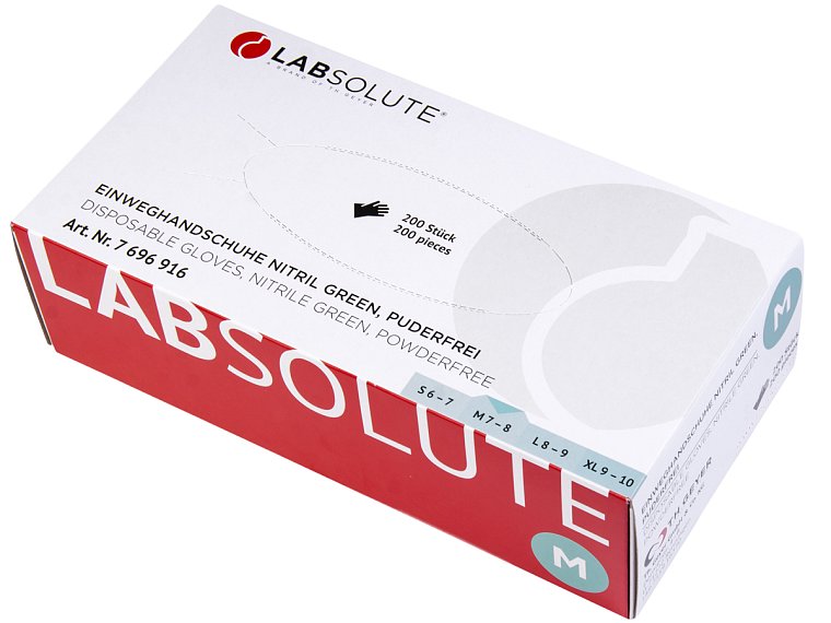 Rukavice nitrilové Green, jednorázové, bez pudru