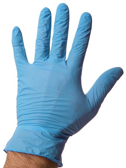 Rukavice nitrilové Protective, jednorázové, bez pudru