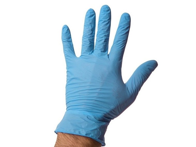 Rukavice nitrilové Protective, jednorázové, bez pudru