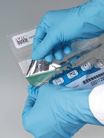 Sada lopatek a sáčků pro odběr vzorků, sterilní