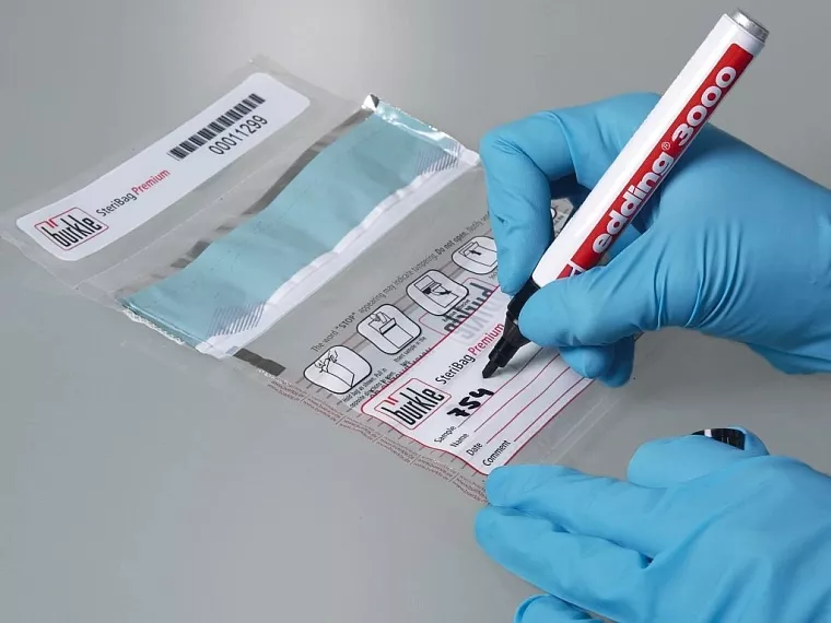 Sada špachtlí a sáčků pro odběr vzorků, sterilní