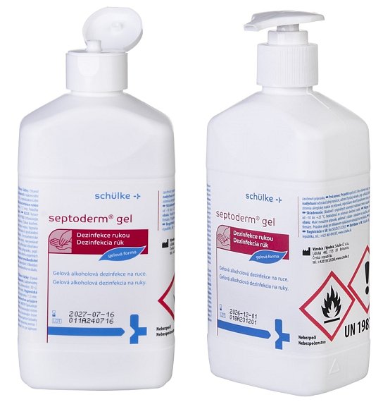 Septoderm gel, gelový dezinfekční přípravek