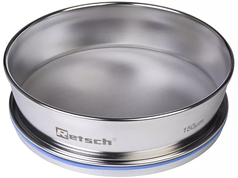 Síto analytické Retsch 200 x 50 mm, třídicí médium drátěná tkanina, nerezový rám, dle ISO 3310-1