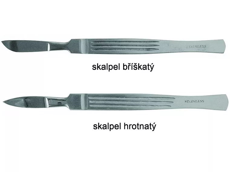 Skalpel s nerezovou rukojetí