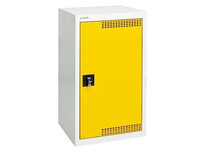 typ BP-1, šedý korpus, žluté dveře