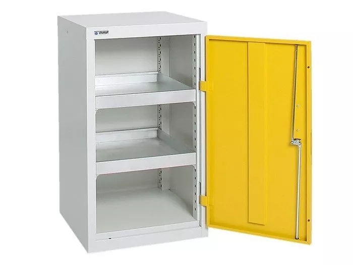 typ B-1, šedý korpus, žluté dveře