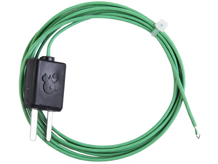 flexibilní termočlánková sonda typu K, izolace PTFE, tř. přesnosti 2, kabel 1,5 m