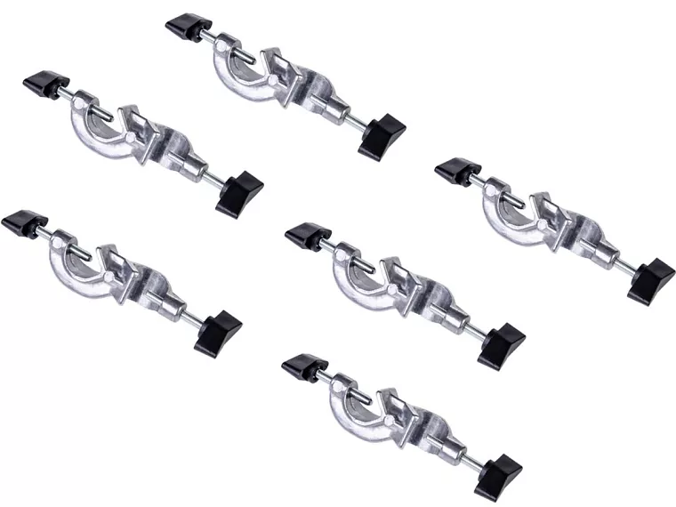 Křížové svorky. Upínací průměr 5 – 12 mm, délka 80 mm.