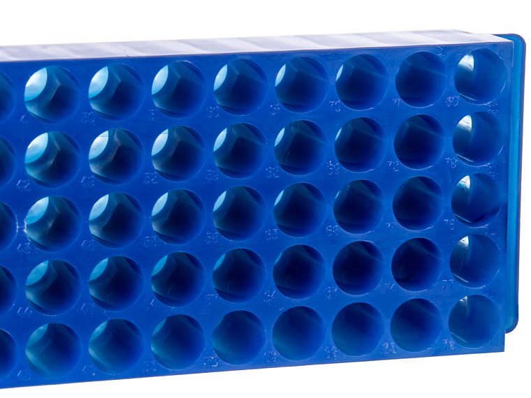Stojan na mikrozkumavky 1,5 a 2,0 ml, různé barvy, PP
