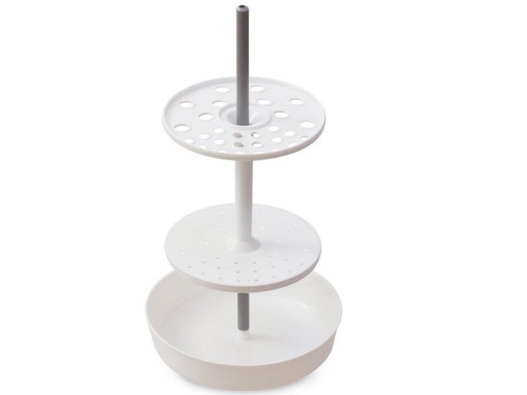 Stojan na pipety kulatý, PP + PVC