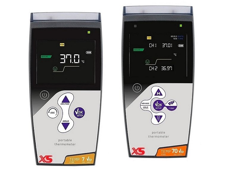 Teploměr digitální XS Temp 7x Vio pro sondy typu PT100