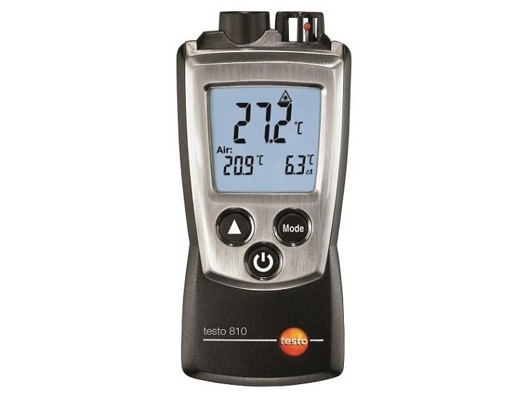 Teploměr infračervený dvoukanálový testo 810 s NTC sondou