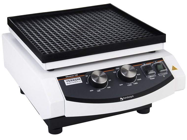 Třepačka Heidolph Vibramax 100 s horizontálním kruhovým a vibračním pohybem