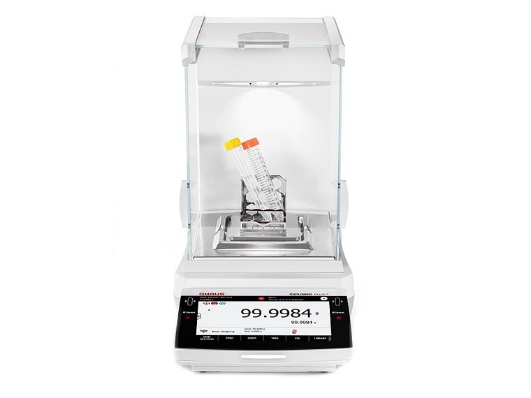 Sada na vážení vzorků je volitelným příslušenstvím a objednává se samostatně.