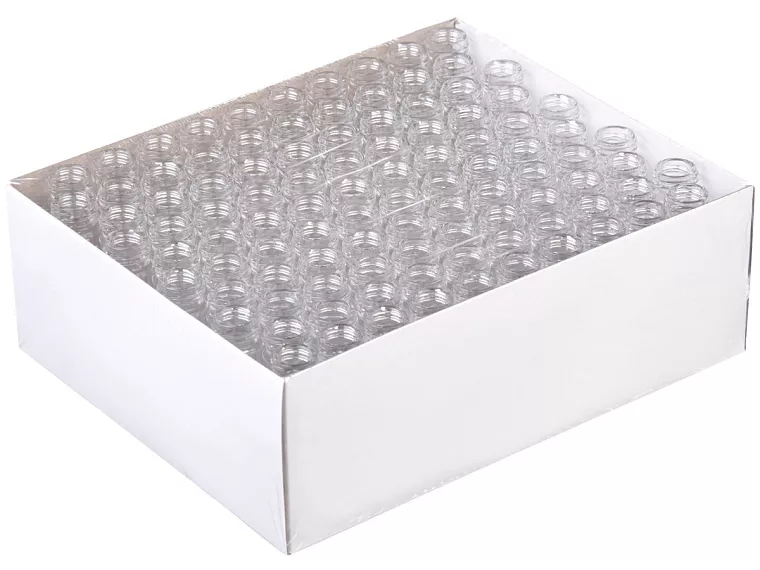 Vialka skladovací bez víčka, různé objemy
