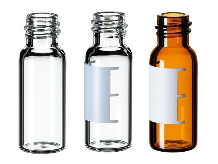 Vialka šroubovací, úzkohrdlá, ND8