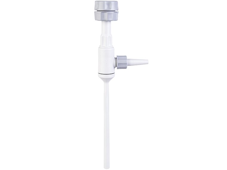 Vývěva vodní se zpětným ventilem, připojení pomocí matice nebo olivky, PP