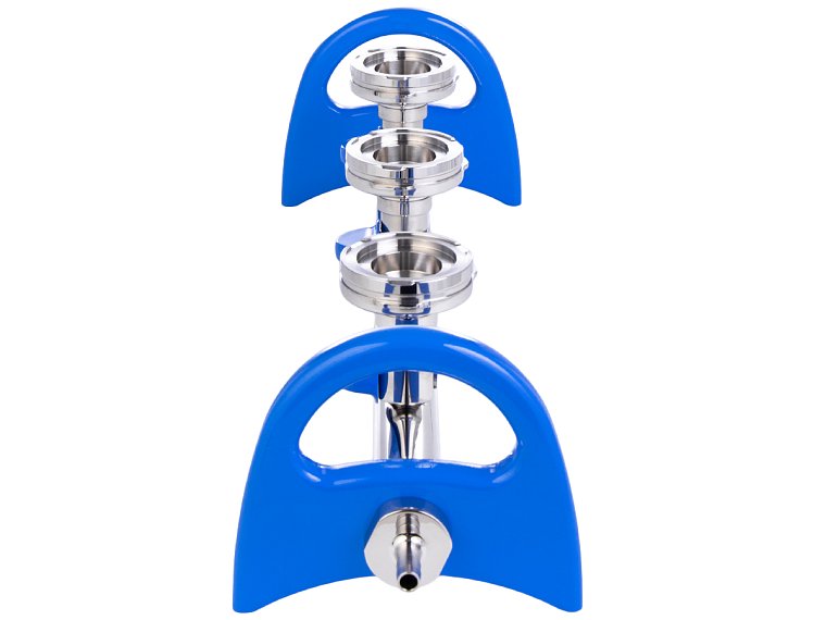 3místný manifold s připojením filtrační nálevky pomocí zámku Spin-Lock