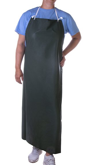 Zástěra pogumovaná, zelená