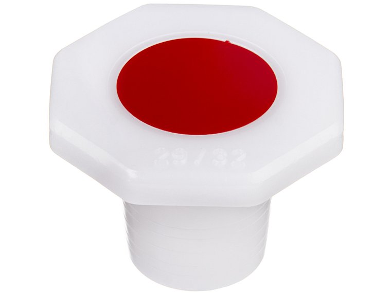 Zátka osmihranná do normalizovaných zábrusů, HDPE