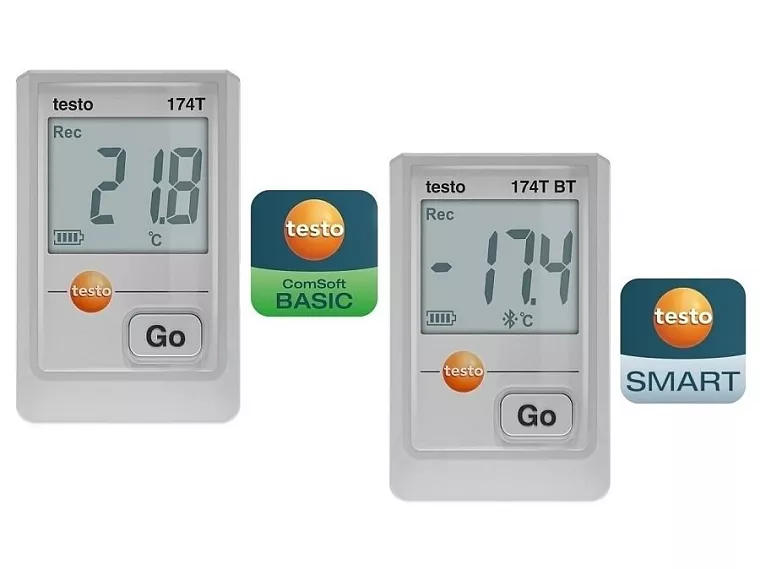 Záznamník teploty testo, série 174 T pro potravinářství a farmacii