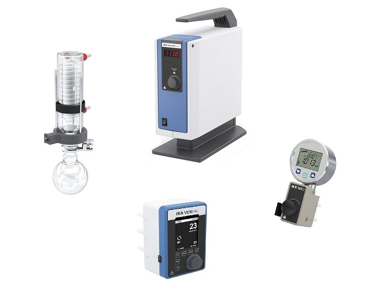 Zdroj vakua a další volitelné příslušenství pro odparky IKA RV