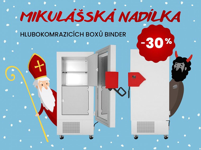 Mikulášská nadílka hlubokomrazicích boxů Binder