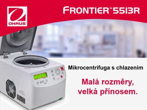 Nejmenší chlazená centrifuga z rodiny Ohaus