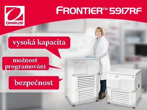 Objevte velkoobjemové chlazené centrifugy Ohaus Frontier 5917RF v našem e-shopu!