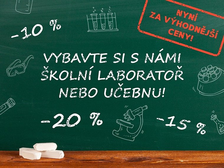 Připravte laboratoře na nový školní rok: Nyní se slevou až 20 %!